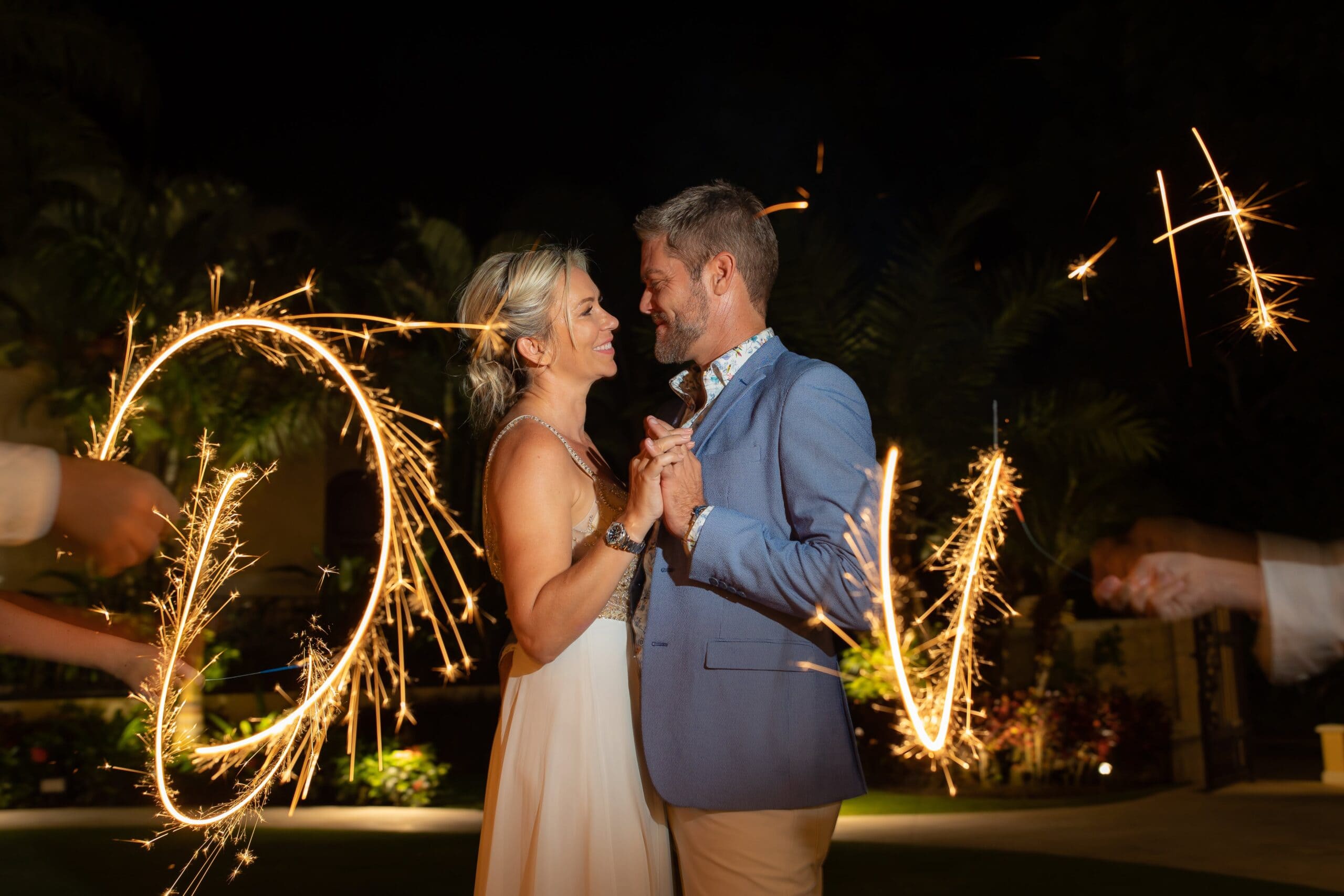Couple dancing at wedding