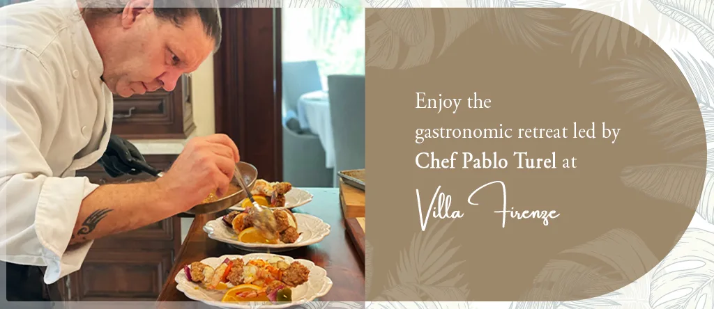 Chef Pablo at Villa Firenze